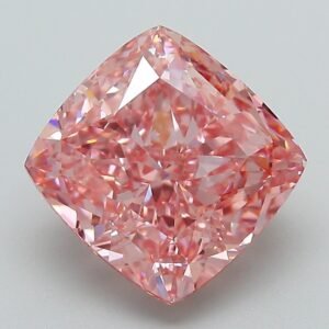 VS1 4.29 ct Pink Cushion Diamond