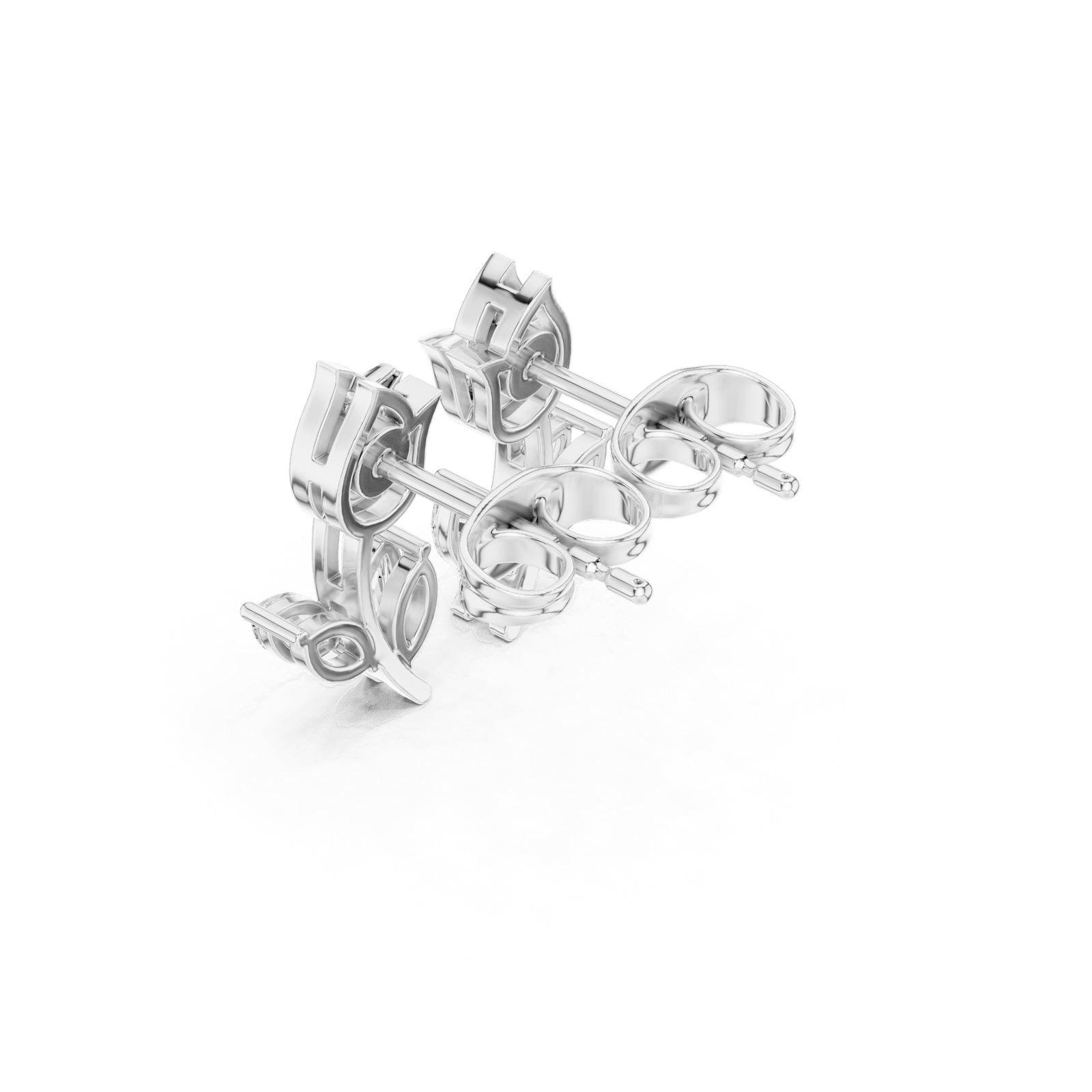 1.5 Carat Petal Gleam Lab Diamond Earrings - Lab Grown Diamond - Clawset Jewelry