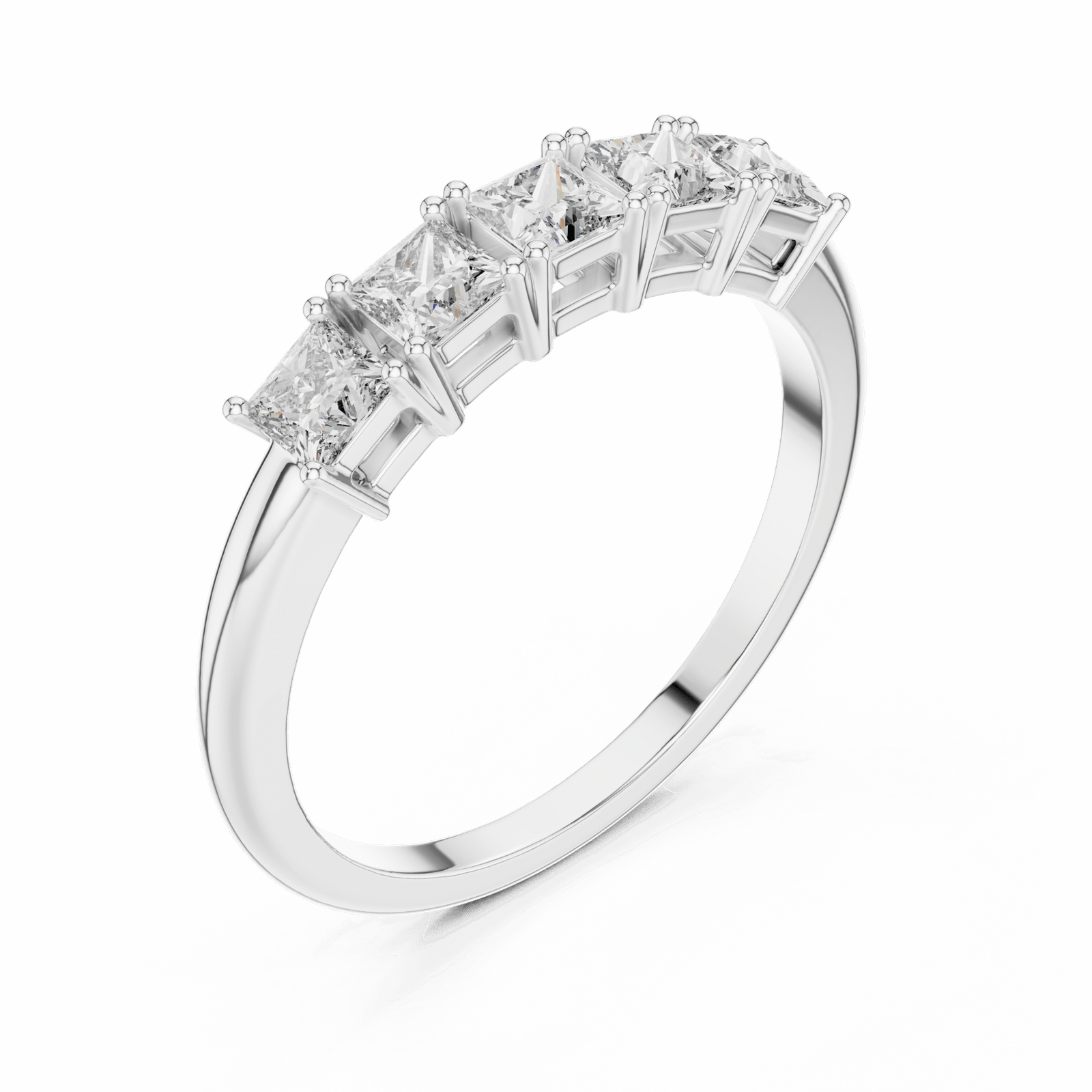 2 Carat Princess Penta - Lab Grown Diamond - Clawset Jewelry