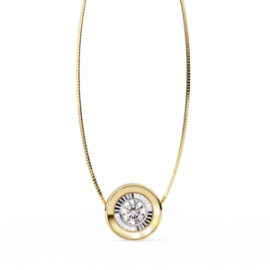 Pseudo Halo Solitaire Pendant
