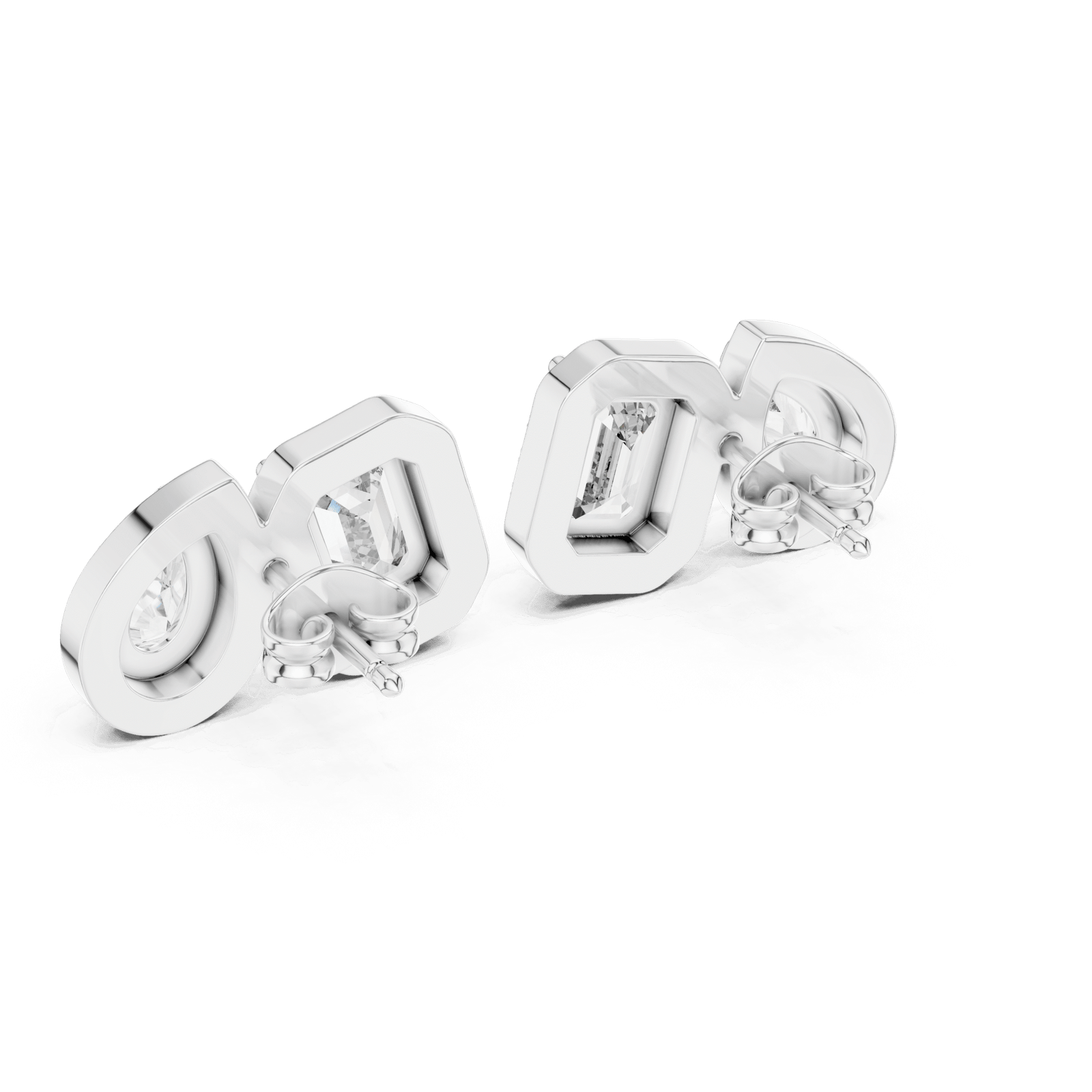 2 Carat TOI ET MOI Lab Diamond Earrings - Lab Grown Diamond - Clawset Jewelry