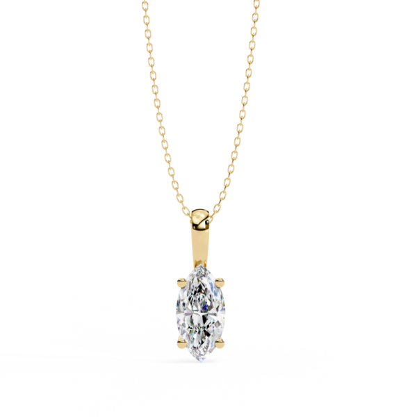 Marquise Solitaire Pendant