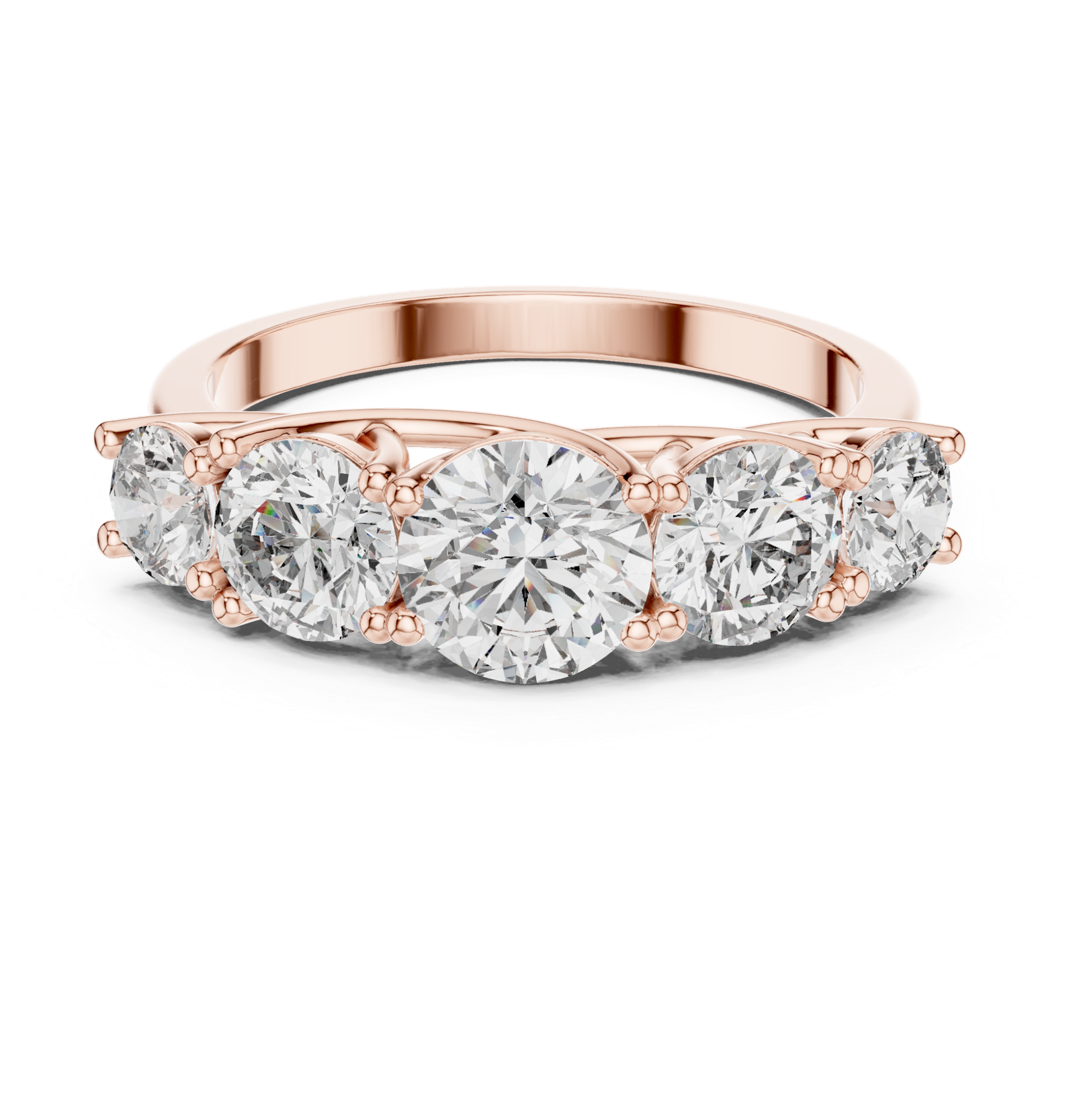 Dazzling Dome Lab Grown Diamond Ring