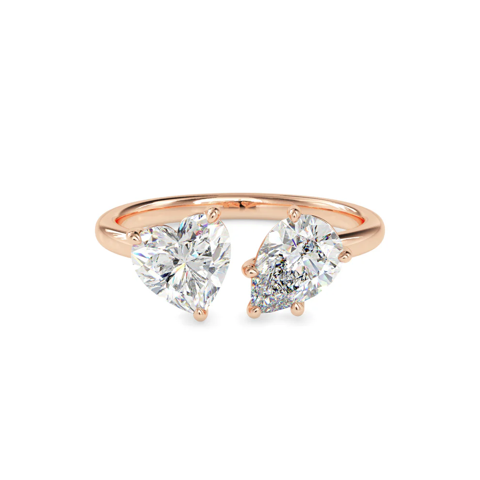 TOI ET MOI ( Heart + Pear ) - Lab Grown Diamond Jewelry