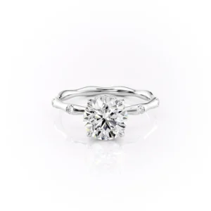1 Carat Crissy Round Ring - Lab Grown Diamond - Clawset Jewelry