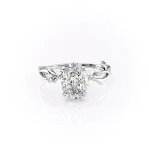1.5 Carat Branch Oval Ring - Lab Grown Diamond - Clawset Jewelry