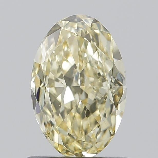 VVS2 0.95 ct Fancy Yellow OVAL Diamond