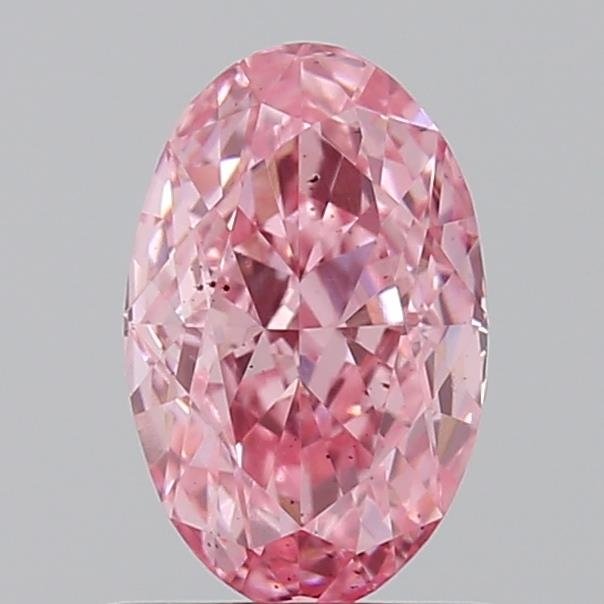 VS2 0.93 ct Fancy Vivid Pink OVAL Diamond