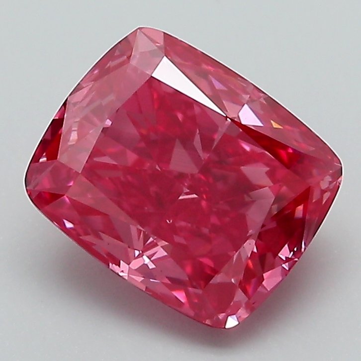 VS2 2.01 ct Pink Cushion Coloured Diamond Shapes